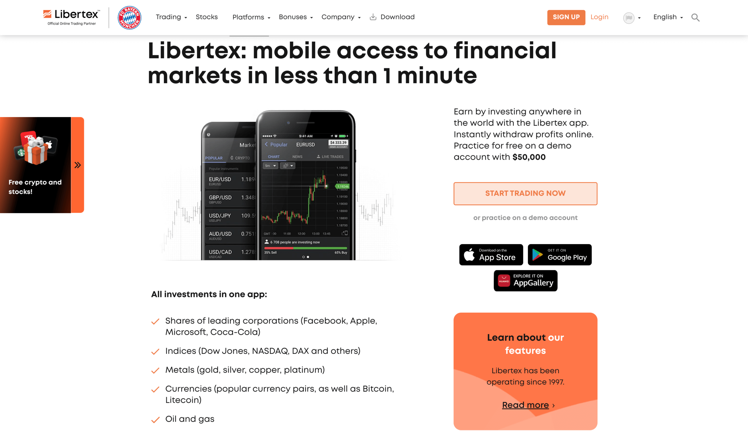 Libertex Mobile App